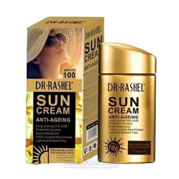 کرم ضد آفتاب بدون رنگ spf+++100 دکتر راشل