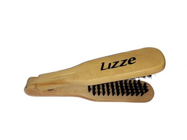 برس کراتین دوطرفه چوبی مو لیز Lizze