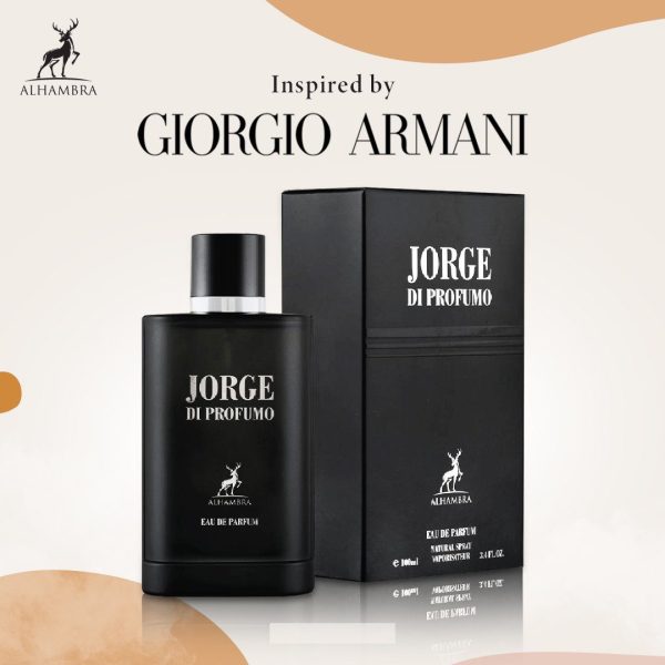 ادکلن جرج دی پروفومو الحمبرا Alhambra Jorge Di Profumo (جورجیو آرمانی آکوا دی جیو پروفومو Giorgio Armani Acqua di Gio profumo)