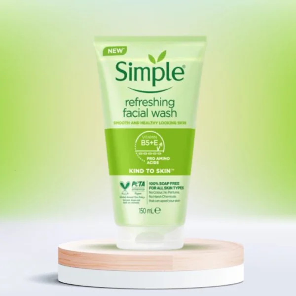 ژله شستشوی صورت سیمپل مدل kind to skin