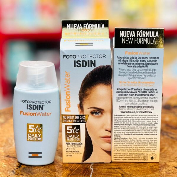 ضد آفتاب فیوژن واتر SPF ۵۰ بدون رنگ ایزدین
