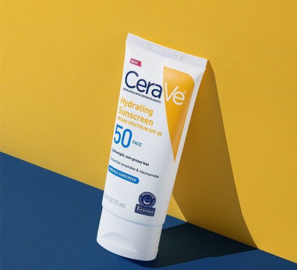 کرم ضد آفتاب سراوی CeraVe  SPF50 آبرسان صورت 75 میل