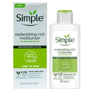 مرطوب کننده و غنی کننده پوست سیمپل  125ml Simple