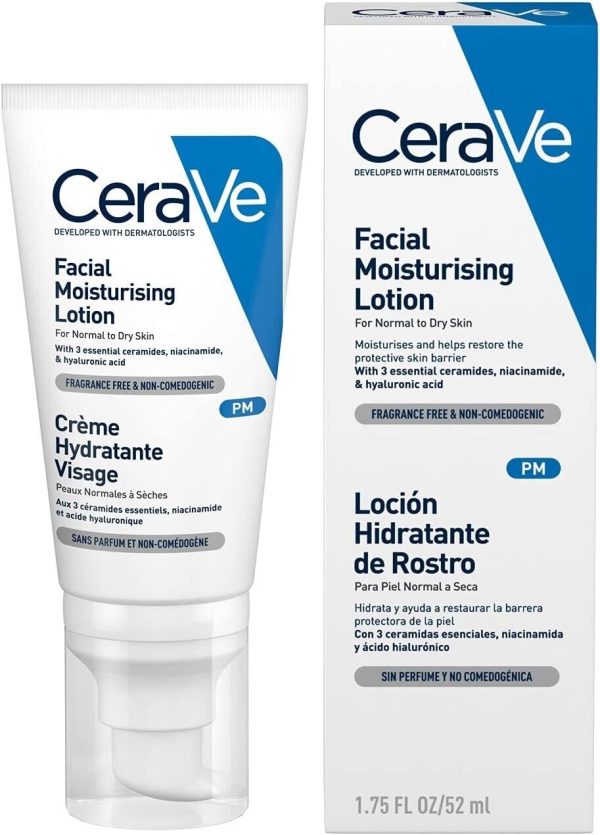 لوسیون مرطوب‌کننده صورت سراوی CeraVe  حجم ۵۲ میل