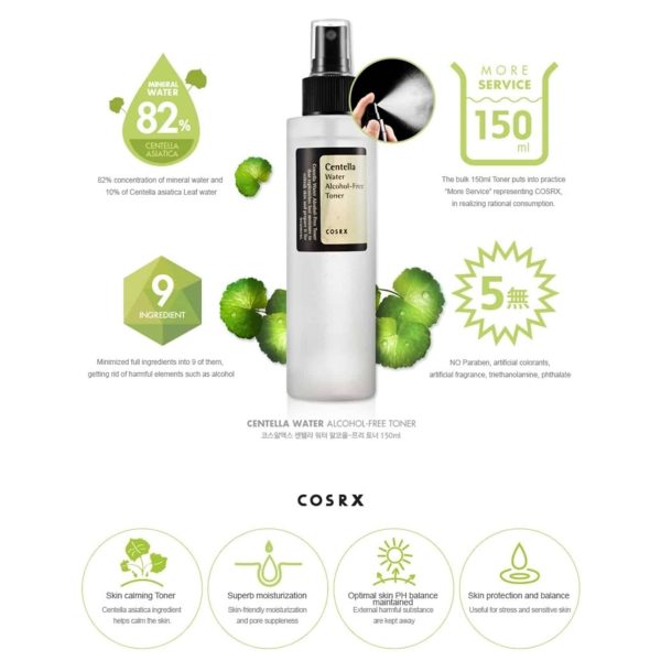 تونر سنتلا کوزارکس COSRX