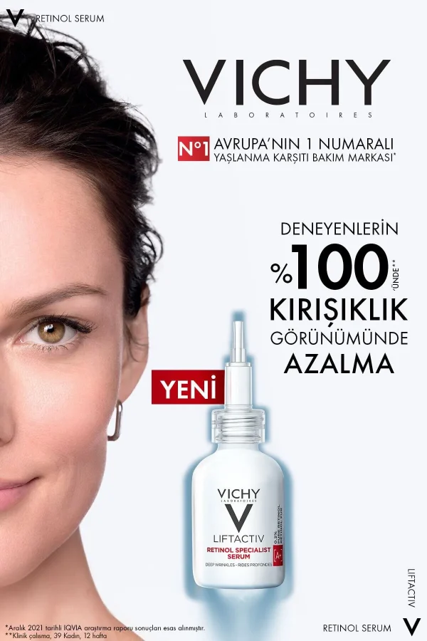 سرم رتینول ویشی لیفت کننده و ضد چروک حجم 30 میل Vichy