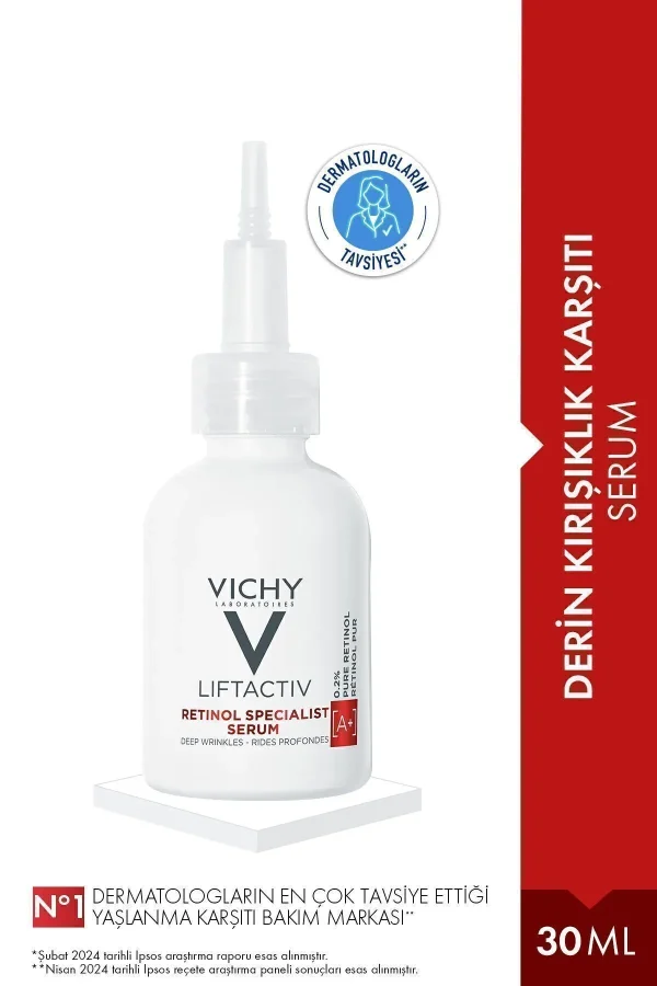 سرم رتینول ویشی لیفت کننده و ضد چروک حجم 30 میل Vichy