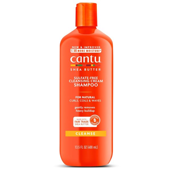 شامپو کرمی شی باتر کنتو CantuCantu Sulfate-Free Cleansing Cream Shampoo 400ml